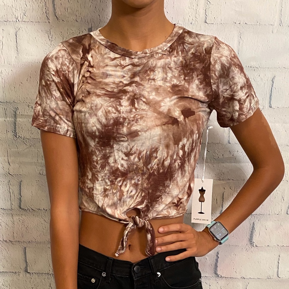 Super Soft Tie-Dye Crop Top